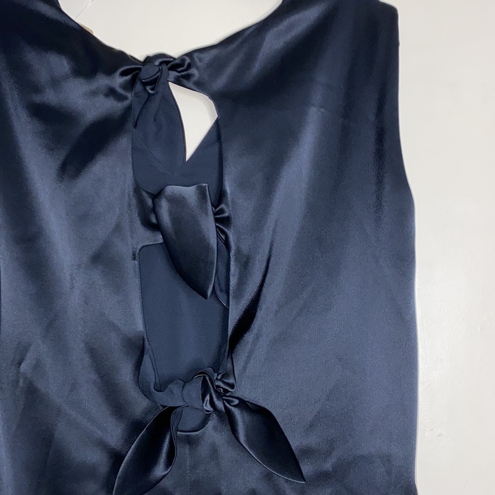 ALICE + OLIVIA Carita Satin Tie Back Mini Dress - Picture 6 of 12